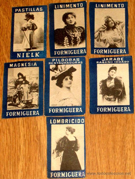 Coleccionismo cromos antiguos: LOTE DE 7 CROMOS PUBLICITARIOS A&Ntilde;O 1900 - Foto 1