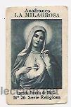 Coleccionismo Cromos antiguos: Cromo publicitario de azafranes La Milagrosa. Novelda