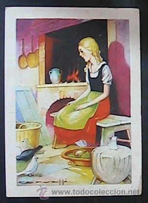 Coleccionismo cromos antiguos: CROMO DE LA CENICIENTA, VER REVERSO - Foto 1