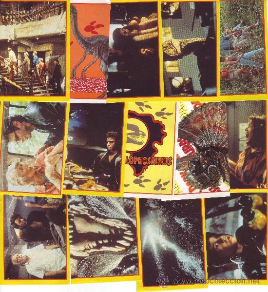 Coleccionismo cromos antiguos: ESTE - JURASSIC PARK - 14 CROMOS DIFERENTES - Foto 1