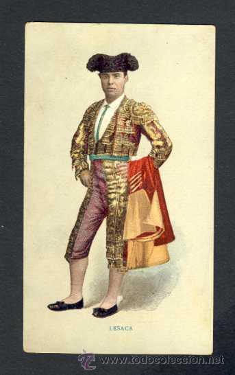 Coleccionismo cromos antiguos: Cromo de toros: Torero LESACA (Chocolates Boix) - Foto 1