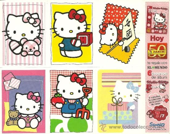 Coleccionismo cromos antiguos: Lote de Cromos Hello Kitty Bcool. Seis stikers. - Foto 1