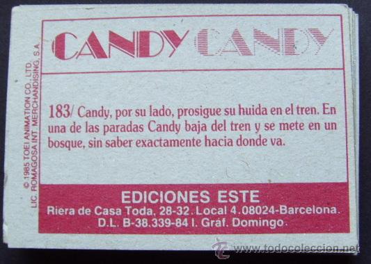 Coleccionismo cromos antiguos: CANDY CANDY Ediciones Este 1985 - Foto 2