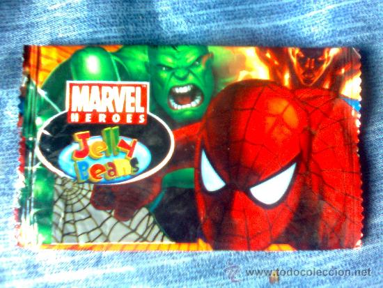 Coleccionismo cromos antiguos: Sobre vac&iacute;o de la colecci&oacute;n marvel heroes  2007 - Foto 1