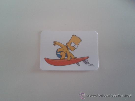 Coleccionismo cromos antiguos: CROMO PEGATINA THE SIMPSONS - LOS SIMPSONS - Foto 1