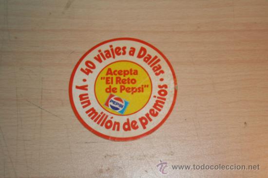 Collezionismo Figurine antiche: PEGATINA ADHESIVO DE PEPSI. ACEPTA EL RETO DE PEPSI. SIN PEGAR