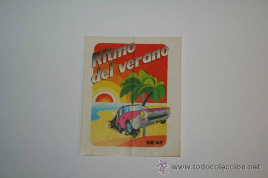 Collezionismo Figurine antiche: PEGATINA ADHESIVO DE SEAT RITMO DEL VERANO...............PEGAR