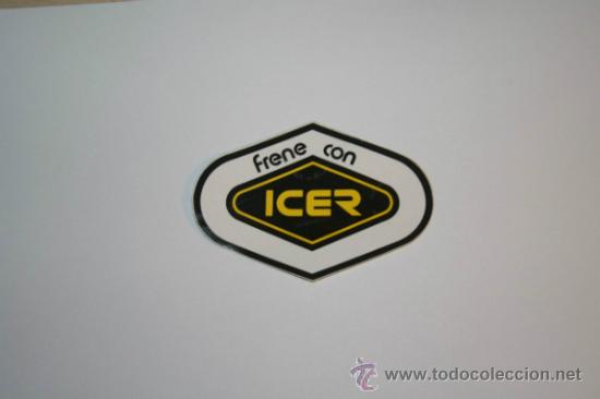 Collezionismo Figurine antiche: PEGATINA ADHESIVO  FRENE CON ICER  ...............PEGAR