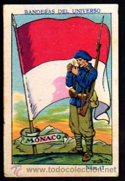 Coleccionismo cromos antiguos: Banderas del Universo. Monaco - Foto 1
