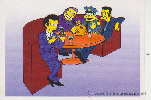 Coleccionismo cromos antiguos: CROMO ++ THE SIMPSONS ++ PANINI 2001 ++ NUMERO 100 - Foto 1