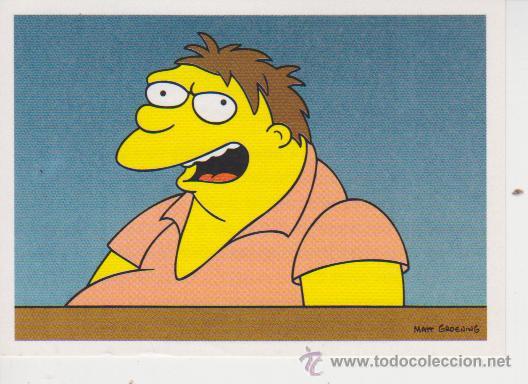Coleccionismo cromos antiguos: CROMO ++ THE SIMPSONS ++ PANINI 2001 ++ NUMERO 109 - Foto 1