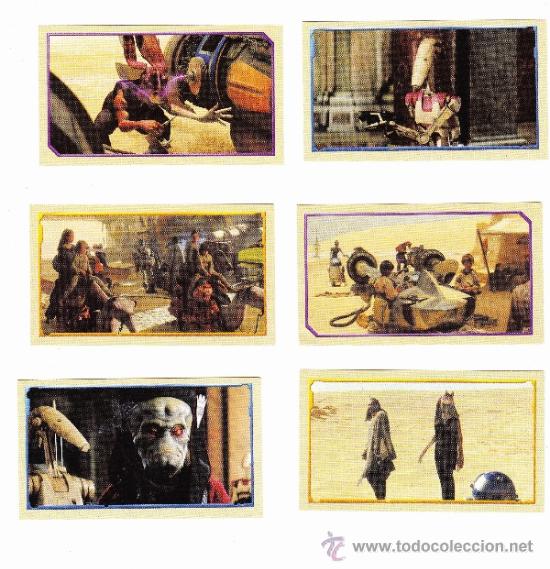 Collezionismo Figurine antiche: LOTE DE 6 CROMOS - STAR WARS - MERLIN COLLECTIONS - N&ordm;S 50 - 100 - 70 - 103 - 52 - 113