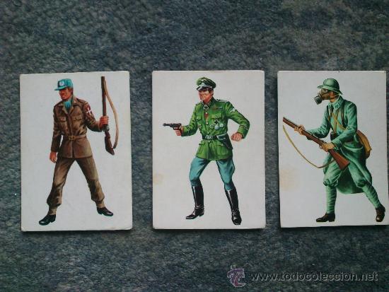 Collectionnisme Cartes &agrave; collectionner anciennes: 29 CROMOS NUNCA PEGADOS. EL MUNDO EN GUERRA A TRAVES DE LA HISTORIA. VENTA CONJUNTA O POR SEPARADO.
