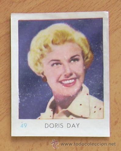 Coleccionismo Cromos antiguos: 49-Doris Day - Famosas estrellas de la pantalla - Editorial Bruguera 1955