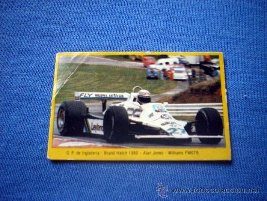 Coleccionismo Cromos antiguos: CROMO PEGATINA DANONE COLECCI&Oacute;N GRAN PRIX FORD F&Oacute;RMULA 1 N&ordm; 43 ALAN JONES WILLIAMS FW078