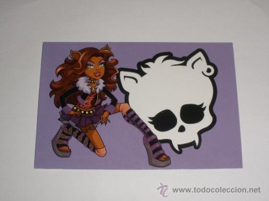Coleccionismo cromos antiguos: CROMO POSTAL PANINI 2011 - MONSTER HIGH - N&ordm; 5 - Foto 1