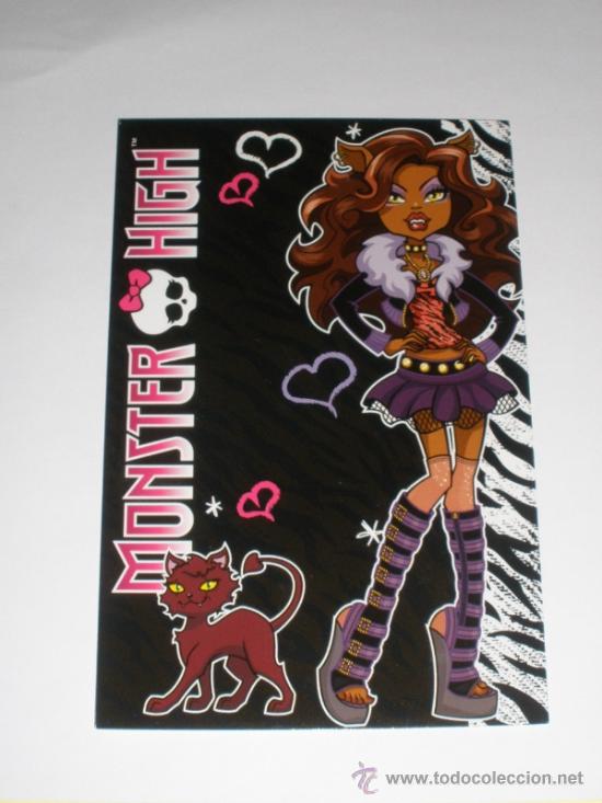 Coleccionismo cromos antiguos: CROMO POSTAL PANINI 2011 - MONSTER HIGH - N&ordm; 3 - Foto 1