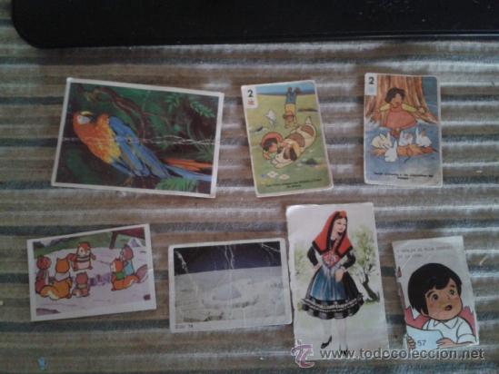 Coleccionismo cromos antiguos: varios, lote de 7 cromos - Foto 1