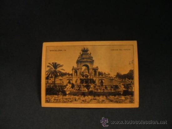 Collectionnisme Cartes &agrave; collectionner anciennes: CROMO - BARCELONA - N&ordm; 14 - CASCADA DEL PARQUE - CHOCOLATES Y BOMBONES J. CAMPS -