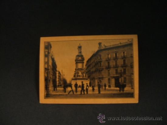 Collectionnisme Cartes &agrave; collectionner anciennes: CROMO - BARCELONA - N&ordm; 21 - MONUMENTO A G&Uuml;ELL - CHOCOLATES Y BOMBONES  J. CAMPS -