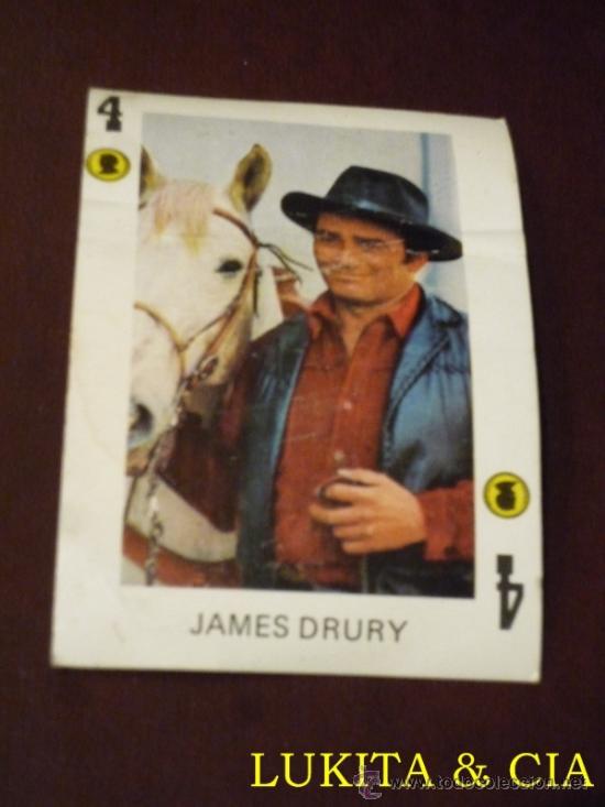 Coleccionismo cromos antiguos: CARTA JAMES DRURY - Foto 1