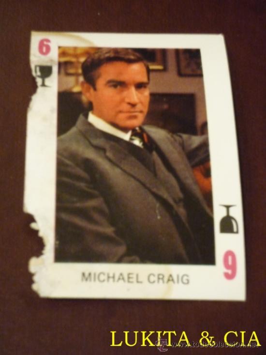 Coleccionismo cromos antiguos: CARTA  MICHAEL CRAIG - Foto 1