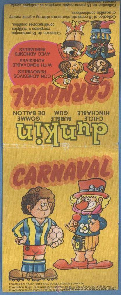 Coleccionismo cromos antiguos: Carnaval - Dunkin - Foto 1