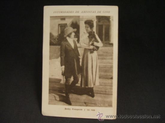 Collectionnisme Cartes &agrave; collectionner anciennes: CROMO - INTIMIDADES DE ARTISTAS DE CINE - SERIE H - N&ordm; 6 - BETTY COMPSON -