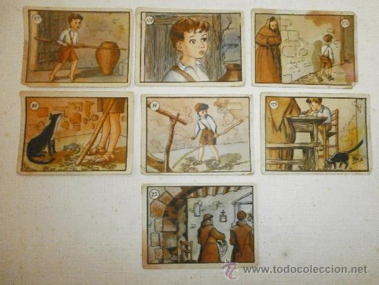 Collezionismo Figurine antiche: lote de cromos antiguos de marcelino pan y vino numeros 23-60-98-106-107-123-174