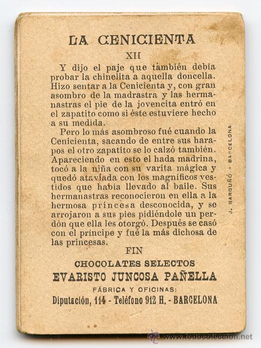 Coleccionismo cromos antiguos: COLECCI&Oacute;N COMPLETA DE 12 CROMOS - LA CENICIENTA - Foto 2