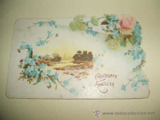 Coleccionismo cromos antiguos: CROMO SIGLO XIX CHOCOLATES AMATLLER - Foto 1
