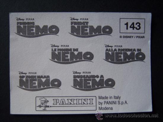 Coleccionismo cromos antiguos: Buscando a Nemo. 142 - Foto 2
