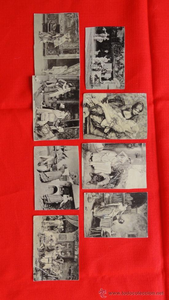 Collectionnisme Cartes &agrave; collectionner anciennes: Lote 8 cromos publicitarios La Economica, motivos pict&oacute;ricos, Lista de precios gaseosas a&ntilde;os 20/30
