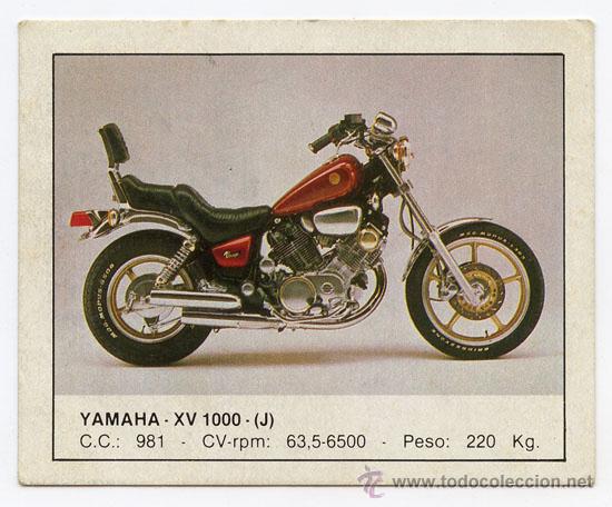 Coleccionismo cromos antiguos: CROMO - MOTOS - ED. UNIDAS - 1987 - N&ordm; 145 - YAMAHA - XV 1000 - (J)