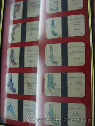 Coleccionismo cromos antiguos: cajas de cerillas tematica de armas - Foto 2