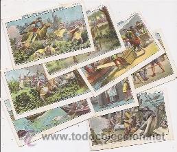 Coleccionismo cromos antiguos: Crist&oacute;bal Col&oacute;n: 8 cromos antiguos - Foto 1