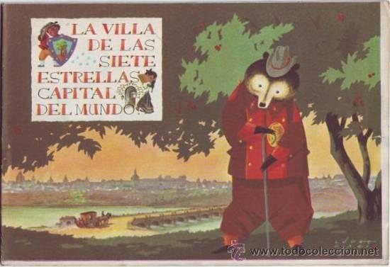 Coleccionismo Cromos antiguos: LA VILLA DE LAS SIETE ESTRELLAS. Capital del mundo. Textos: A.G.W. Dibujos de L&oacute;pez Pinel.