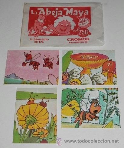 Coleccionismo Cromos antiguos: CROMOS DE LA SERIE ABEJA MAYA-N&ordm; 93-169-225-230