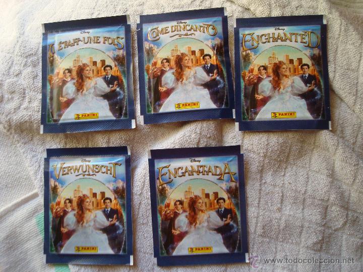 Coleccionismo cromos antiguos: 5 sobres diferentes y sin abrir de encantada - Foto 1