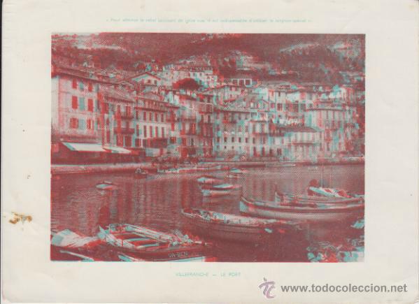 Collezionismo Figurine antiche: Cromo. Villefranche - Le Port. (15X21) para ver en relieve. Publicidad de de Comprimi-