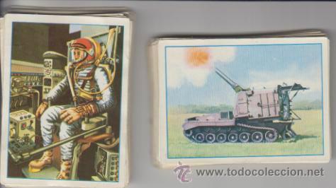 Collezionismo Figurine antiche: Coleeci&oacute;n Armas Modernas. Roll&aacute;n. Lote de 105 cromos. Hay repetidos.