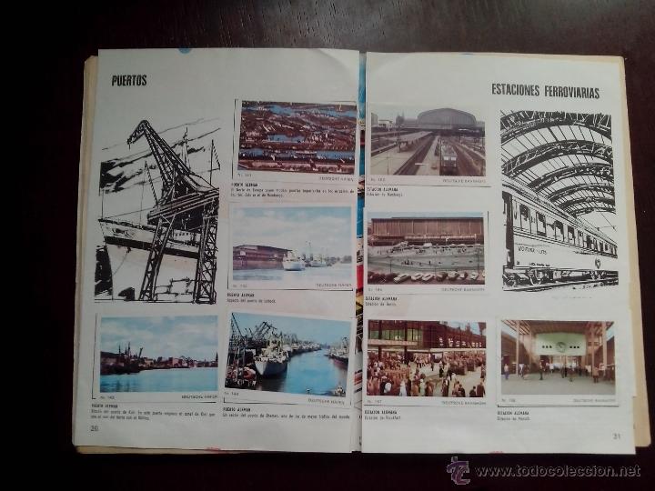 Coleccionismo cromos antiguos: BARCOS Y TRENES. COMPLETO. LLEVA POSTER INTERIOR COMPLETO - Foto 2