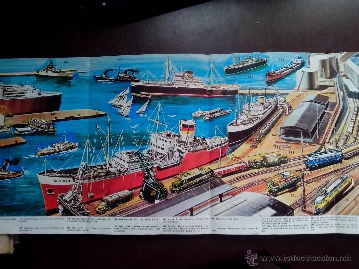 Coleccionismo cromos antiguos: BARCOS Y TRENES. COMPLETO. LLEVA POSTER INTERIOR COMPLETO - Foto 3