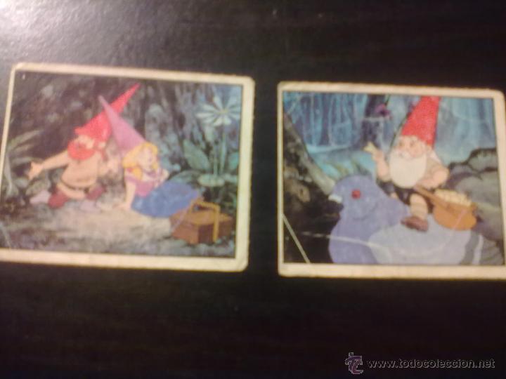 Coleccionismo cromos antiguos: LOTE 2 CROMOS LA LLAMADA DE LOS GNOMOS PANINI 1987 - Foto 1