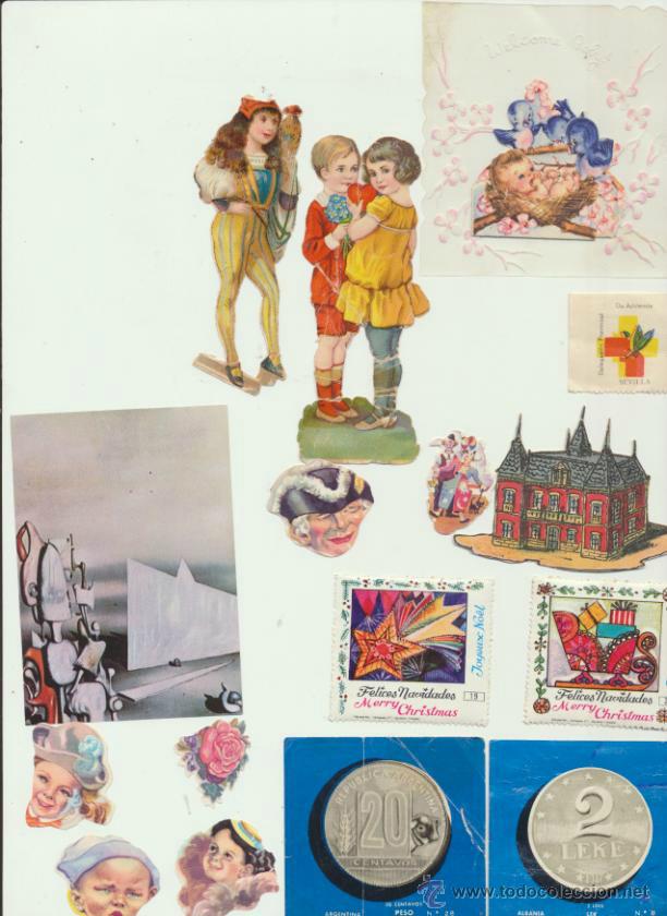 Sammeln alte Sammelbilder: Lote de 15 cromos:cromos,cromos troquelados modernos y 2 cromios troquelados an-