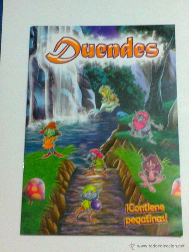 Coleccionismo cromos antiguos: CUADERNO COLECCION PEGAFANTASIA - DUENDES . ALBOR LIBROS ( MADRID )