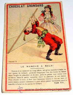 Coleccionismo cromos antiguos: ANTIGUO CROMO DE TOM TIT - MAGIA - ILUSIONISMO - FISICA RECRETIVA -PRESTIDIGITACION - FRANCIA - FINA
