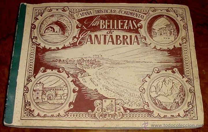 Coleccionismo cromos antiguos: ANTIGUO ALBUM DE CROMOS Espa&ntilde;a Turistica y Monumental - Las bellezas de Cantabria a&ntilde;os cuarenta - 60