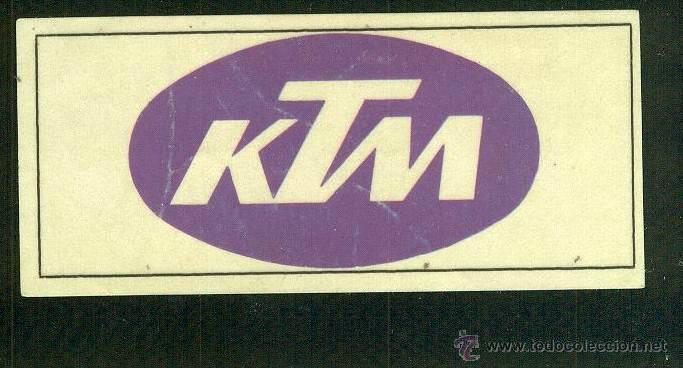 Collezionismo Figurine antiche: CROMOS CANO.  KTM PEGATINA  MARCAS DE MOTOS Y COCHES  N&ordm; 132, SIN PEGAR
