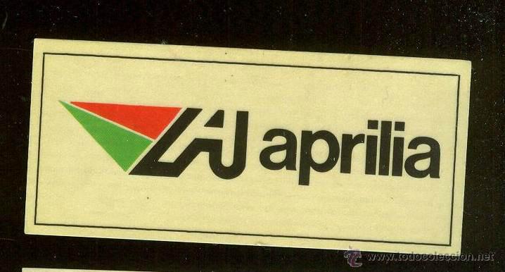 Collezionismo Figurine antiche: CROMOS CANO. APRILIA  PEGATINA MARCAS DE MOTOS Y COCHES N&ordm; 147 SIN PEGAR
